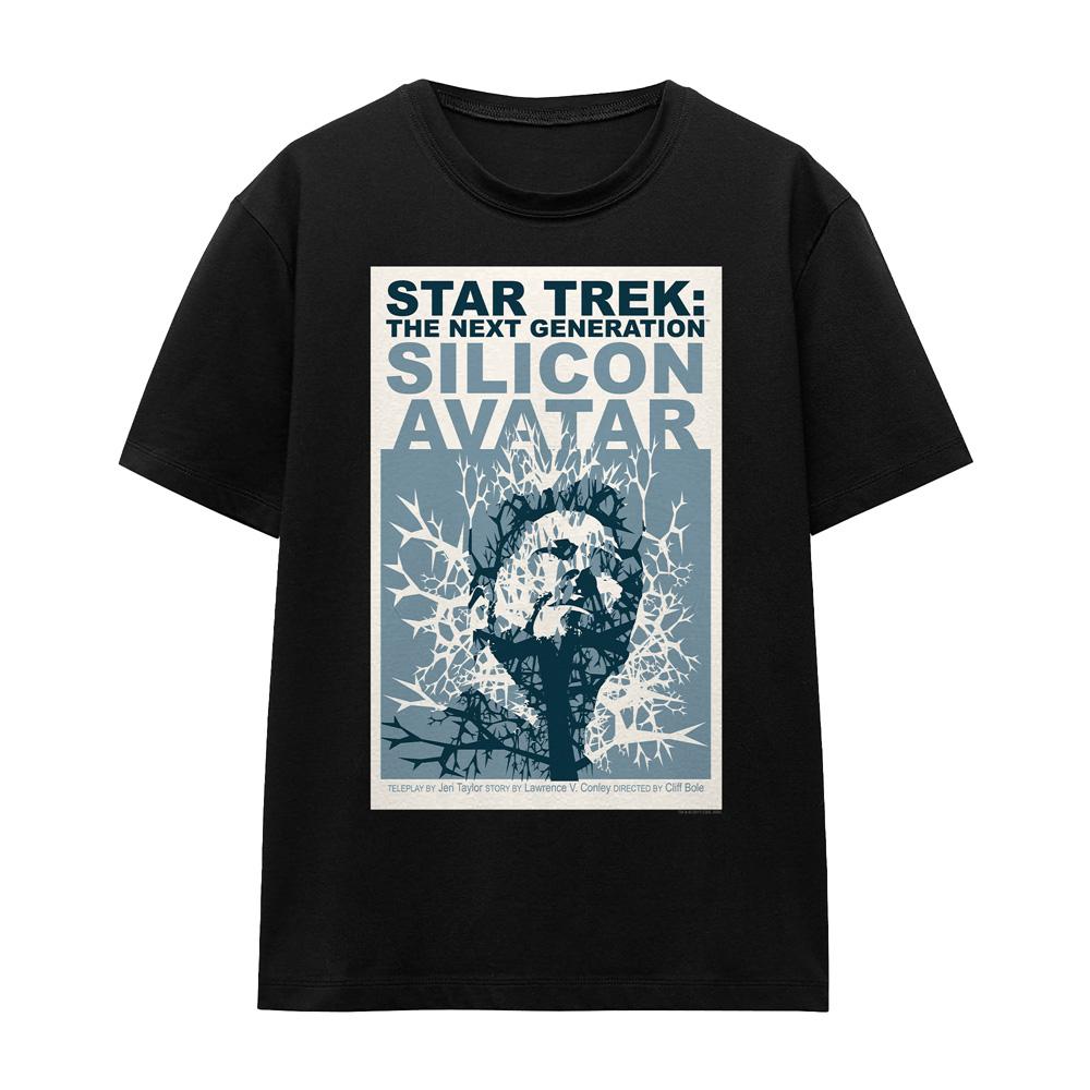 Black - Front - Star Trek Unisex Adult The Next Generation Season 5 Episode 4 T-Shirt