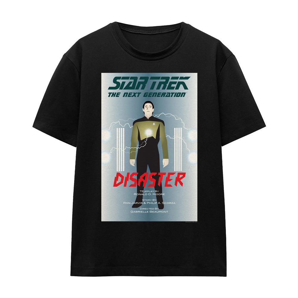 Black - Front - Star Trek Unisex Adult The Next Generation Season 5 Episode 5 T-Shirt