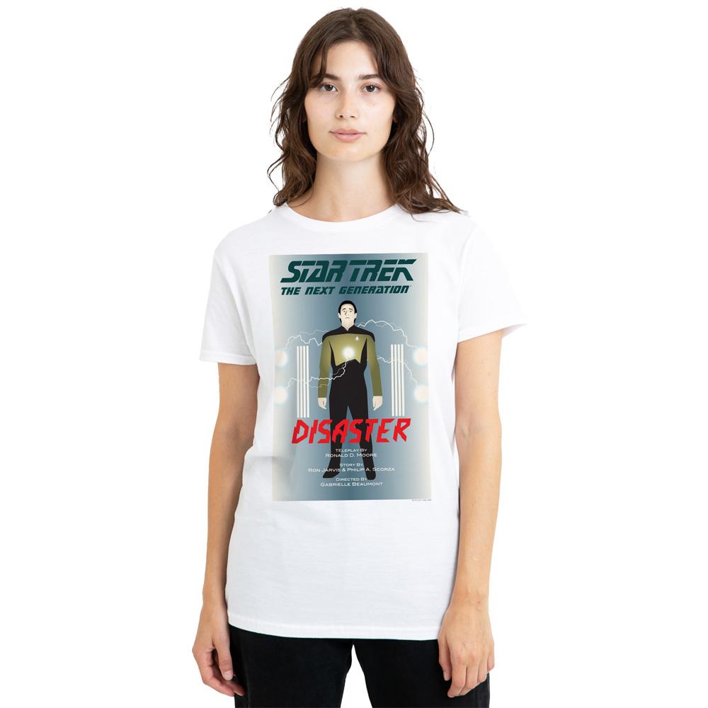 White - Side - Star Trek Unisex Adult The Next Generation Season 5 Episode 5 T-Shirt