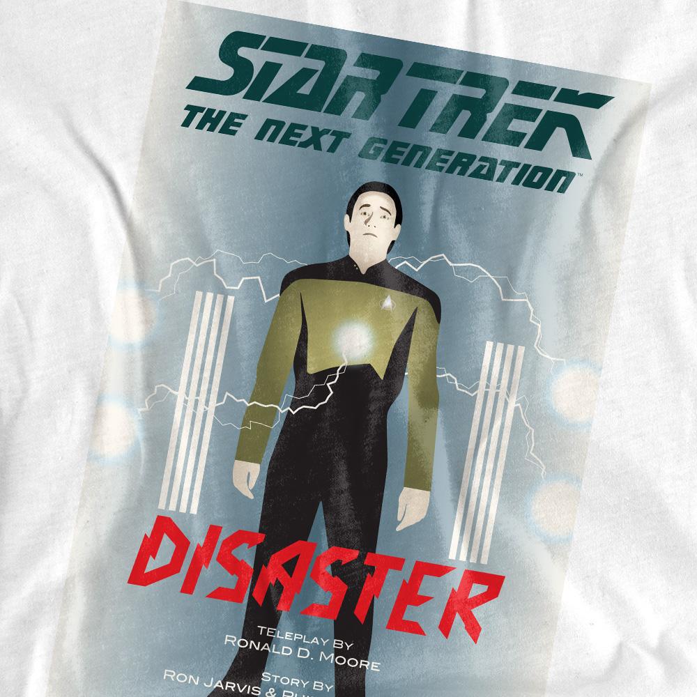 White - Pack Shot - Star Trek Unisex Adult The Next Generation Season 5 Episode 5 T-Shirt