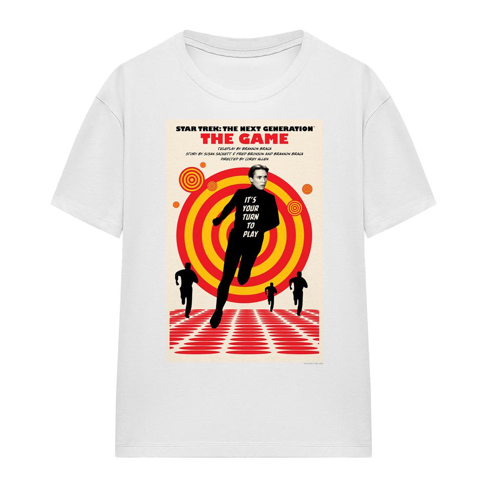 White - Front - Star Trek Unisex Adult The Next Generation Season 5 Episode 6 T-Shirt