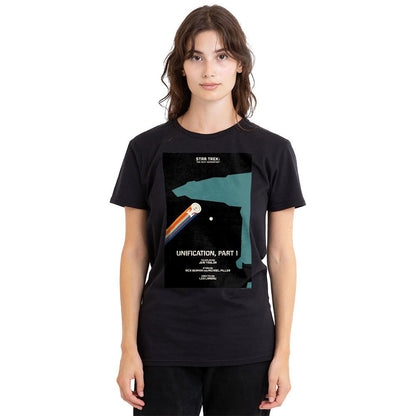 Black - Side - Star Trek Unisex Adult The Next Generation Season 5 Episode 7 T-Shirt
