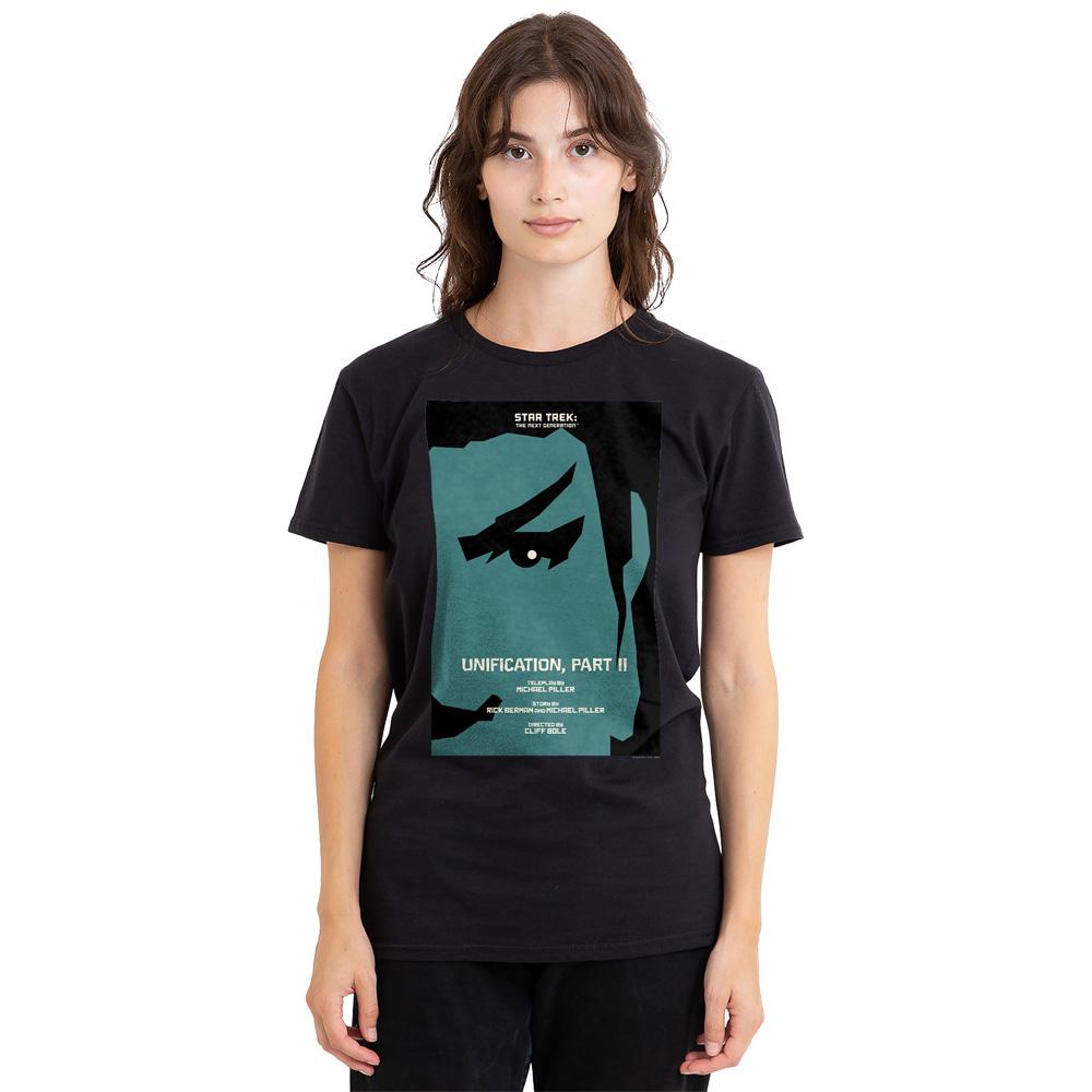 Black - Side - Star Trek Unisex Adult The Next Generation Season 5 Episode 8 T-Shirt