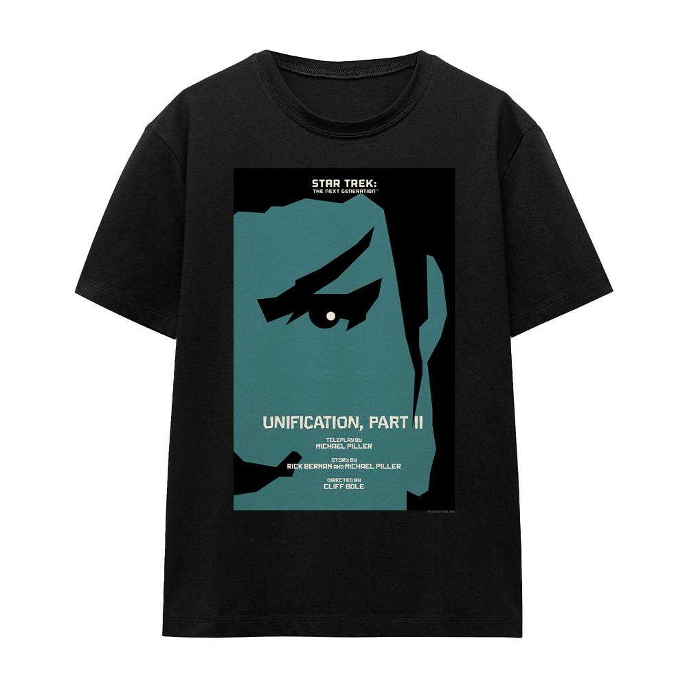 Black - Front - Star Trek Unisex Adult The Next Generation Season 5 Episode 8 T-Shirt
