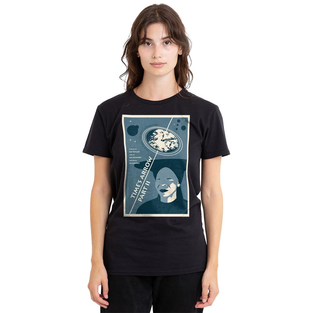 Black - Side - Star Trek Unisex Adult The Next Generation Season 6 Episode 1 T-Shirt