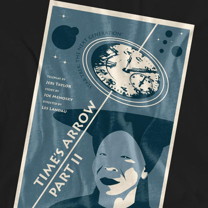 Black - Pack Shot - Star Trek Unisex Adult The Next Generation Season 6 Episode 1 T-Shirt