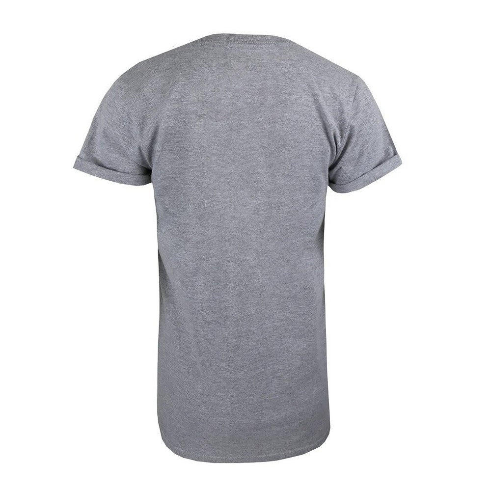 Heather Grey - Back - Disney Womens-Ladies Mickey Mouse Peace Heather T-Shirt