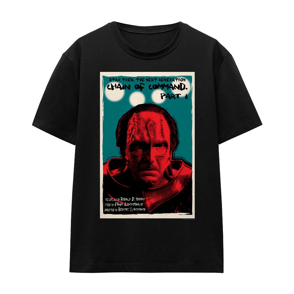 Black - Front - Star Trek Unisex Adult The Next Generation Season 6 Episode 10 T-Shirt