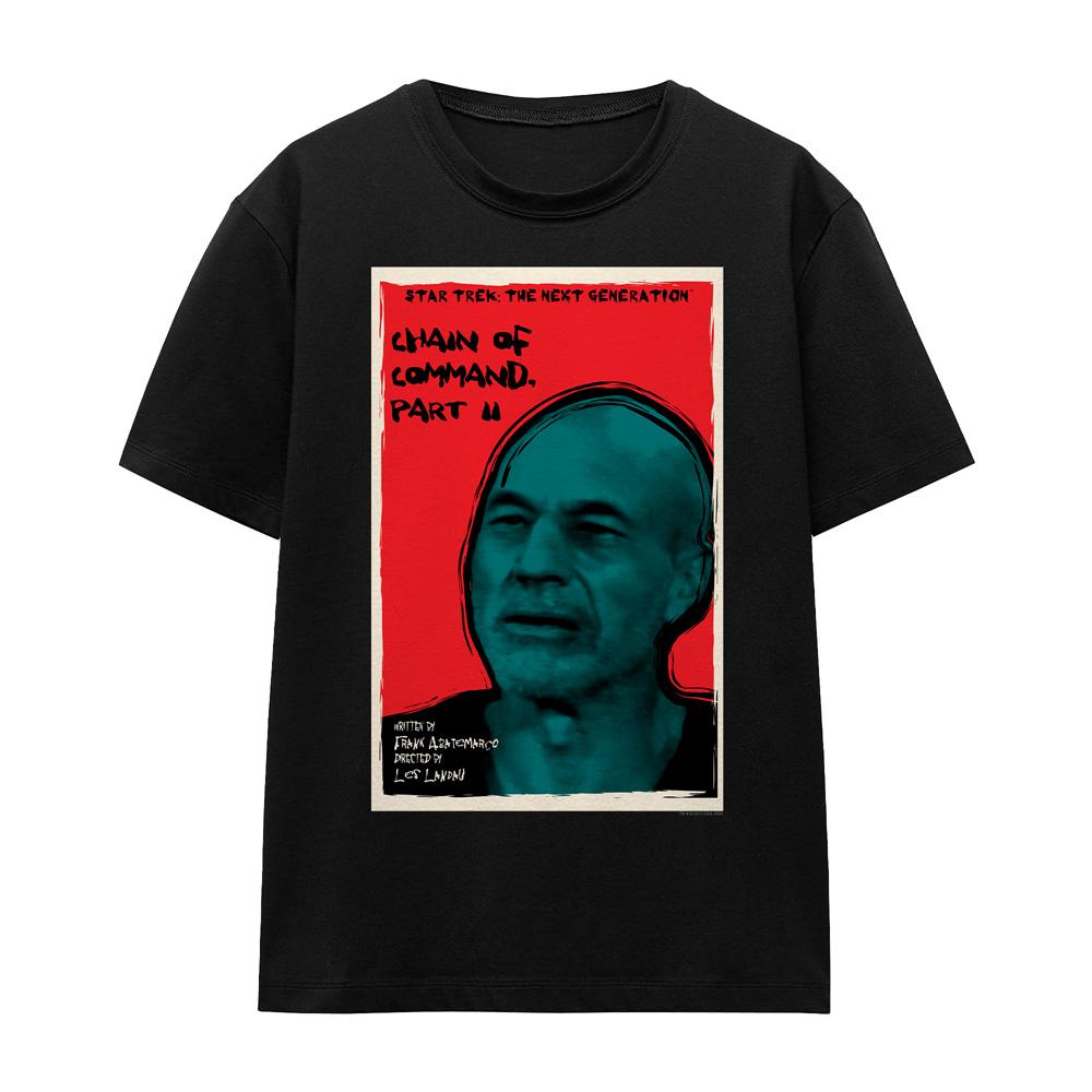 Black - Front - Star Trek Unisex Adult The Next Generation Season 6 Episode 11 T-Shirt