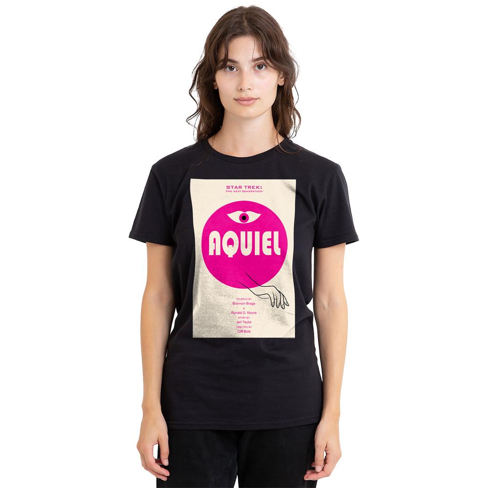 Black - Side - Star Trek Unisex Adult The Next Generation Season 6 Episode 13 T-Shirt