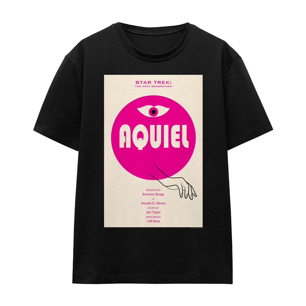 Black - Front - Star Trek Unisex Adult The Next Generation Season 6 Episode 13 T-Shirt
