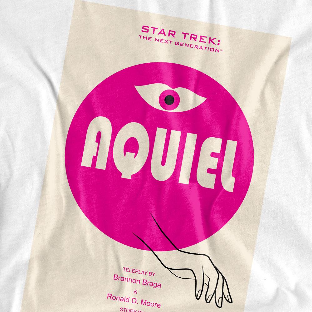 White - Pack Shot - Star Trek Unisex Adult The Next Generation Season 6 Episode 13 T-Shirt