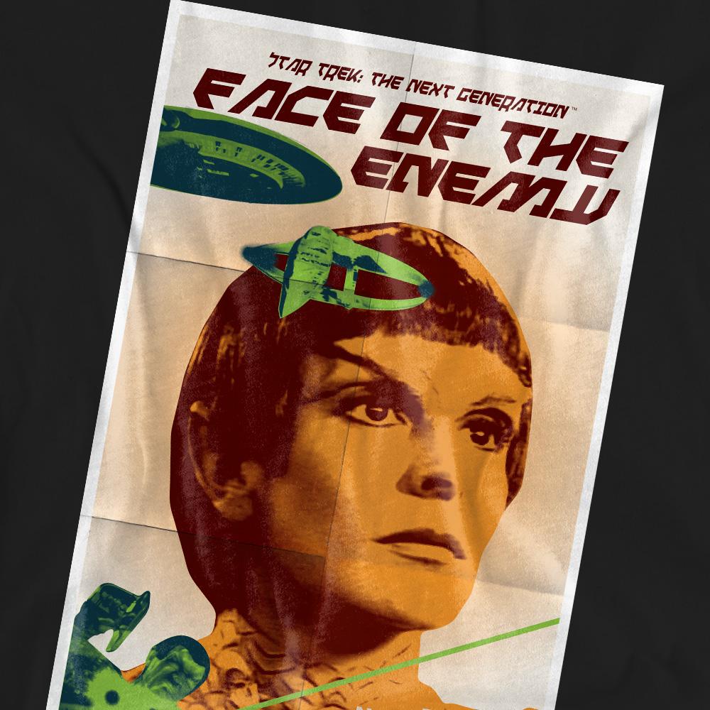 Black - Pack Shot - Star Trek Unisex Adult The Next Generation Season 6 Episode 14 T-Shirt
