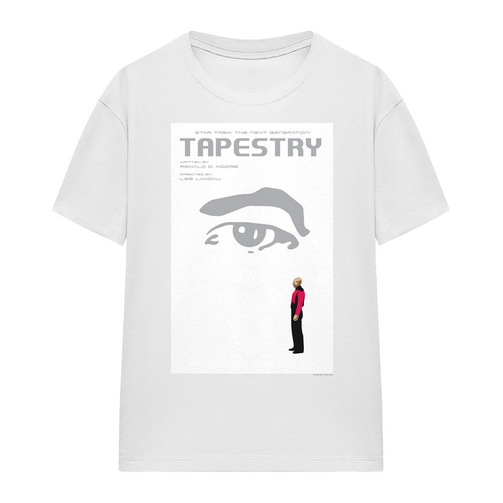 White - Front - Star Trek Unisex Adult The Next Generation Season 6 Episode 15 T-Shirt
