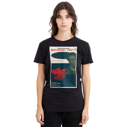 Black - Side - Star Trek Unisex Adult The Next Generation Season 6 Episode 16 T-Shirt