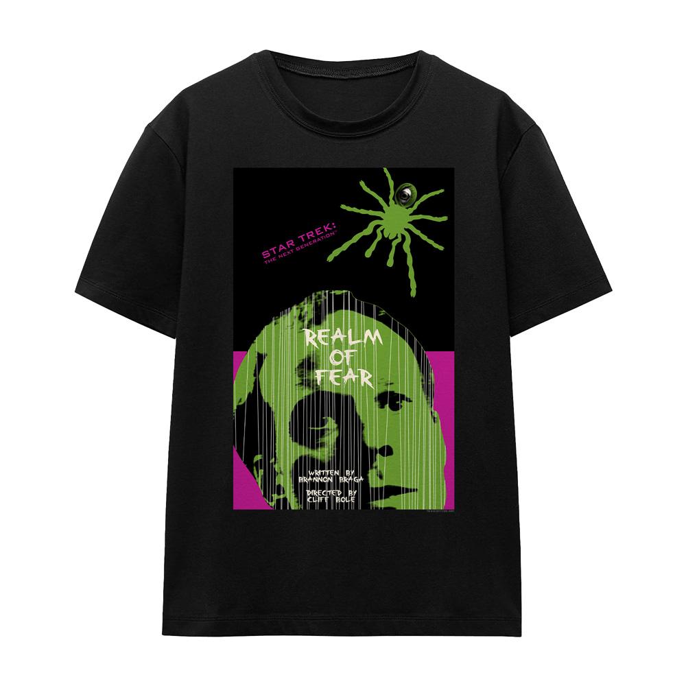 Black - Front - Star Trek Unisex Adult The Next Generation Season 6 Episode 2 T-Shirt