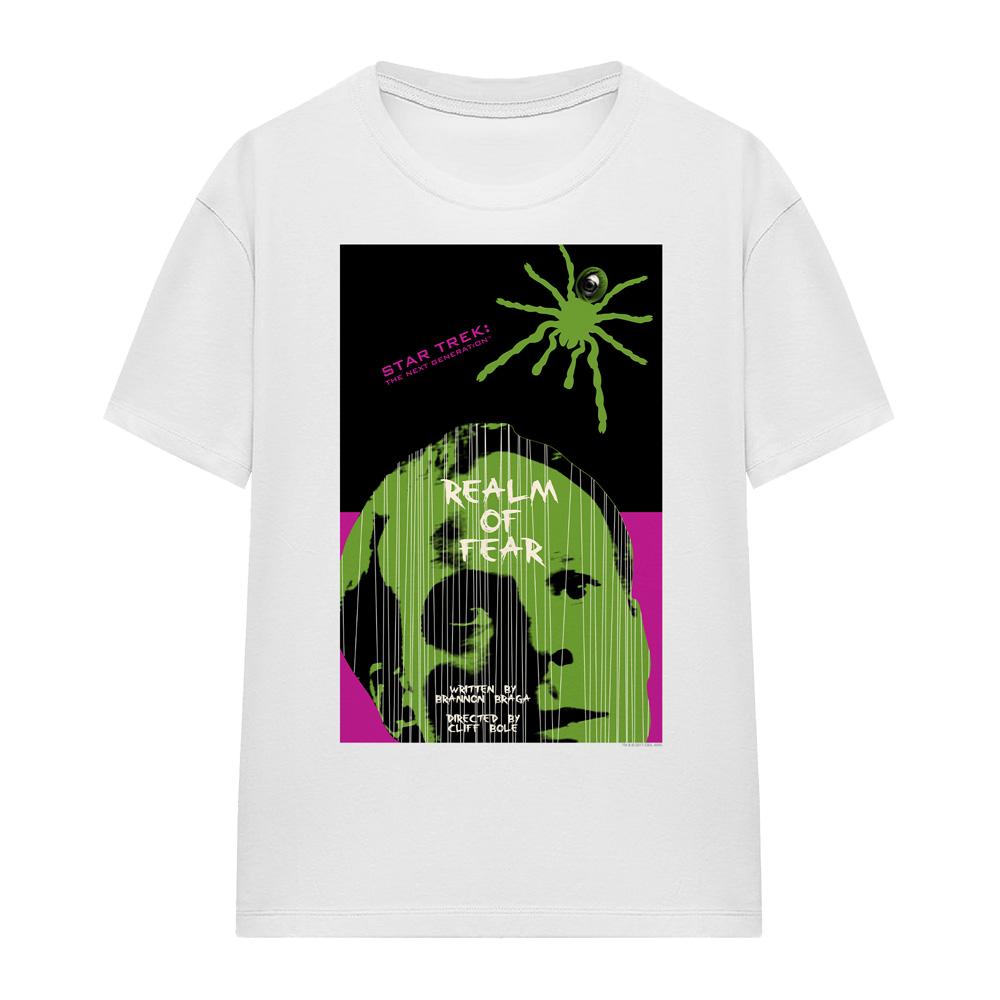 White - Front - Star Trek Unisex Adult The Next Generation Season 6 Episode 2 T-Shirt