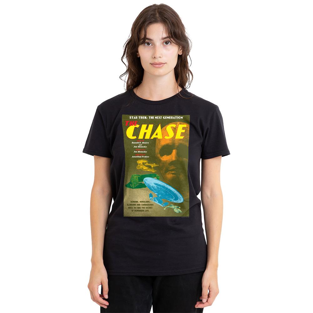 Black - Side - Star Trek Unisex Adult The Next Generation Season 6 Episode 20 T-Shirt