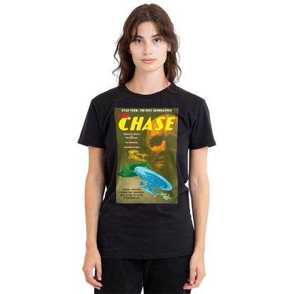 Black - Side - Star Trek Unisex Adult The Next Generation Season 6 Episode 20 T-Shirt