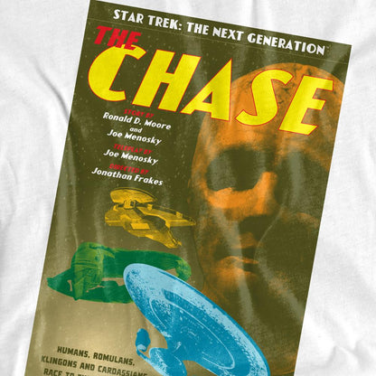 White - Pack Shot - Star Trek Unisex Adult The Next Generation Season 6 Episode 20 T-Shirt