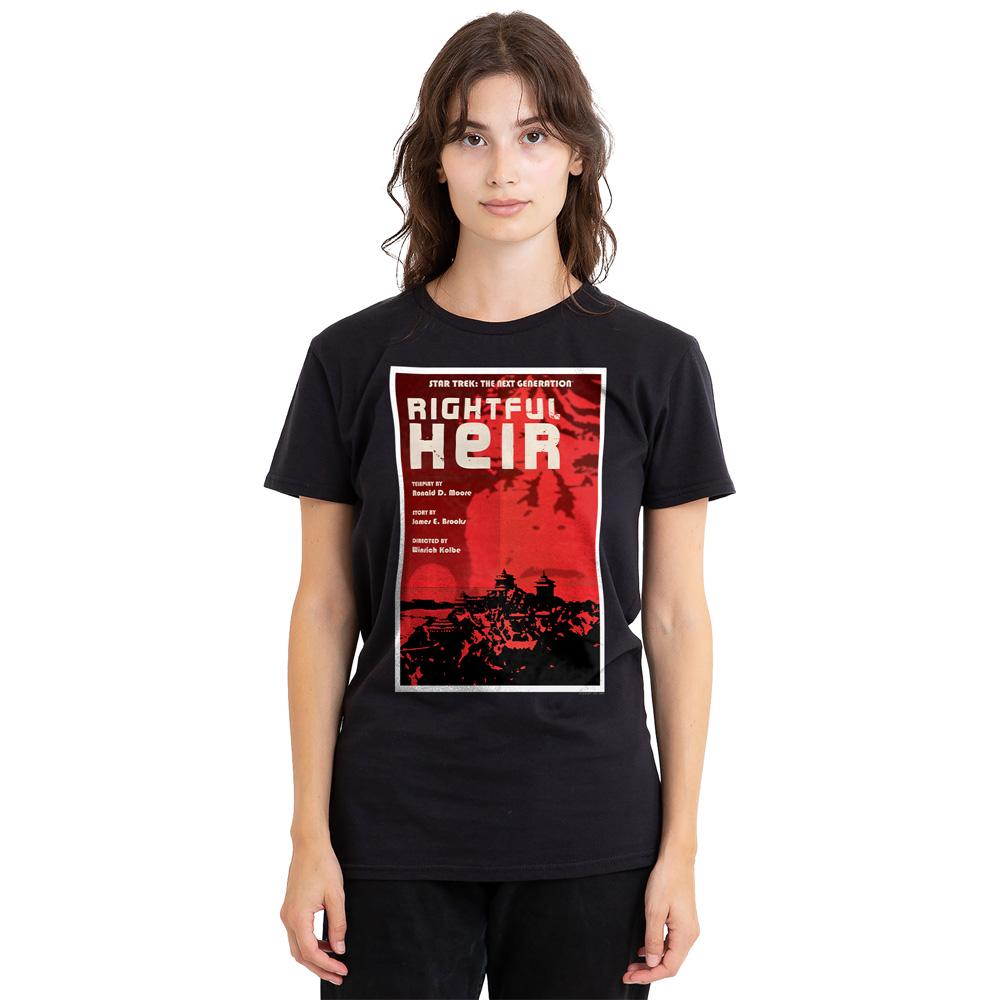 Black - Side - Star Trek Unisex Adult The Next Generation Season 6 Episode 23 T-Shirt