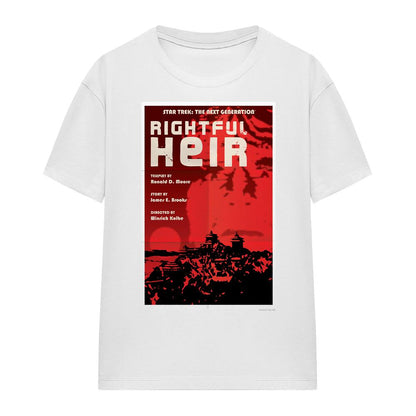 White - Front - Star Trek Unisex Adult The Next Generation Season 6 Episode 23 T-Shirt