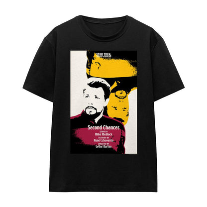 Black - Front - Star Trek Unisex Adult The Next Generation Season 6 Episode 24 T-Shirt