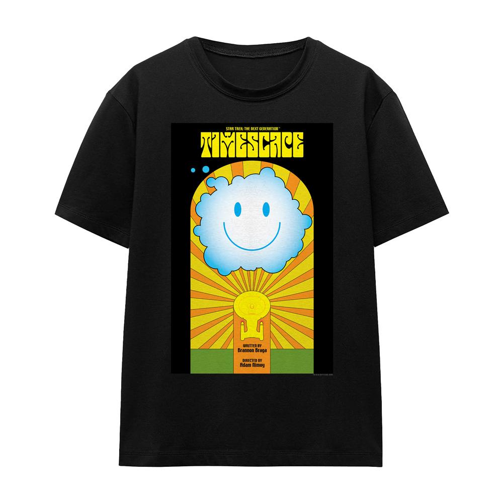 Black - Front - Star Trek Unisex Adult The Next Generation Season 6 Episode 25 T-Shirt