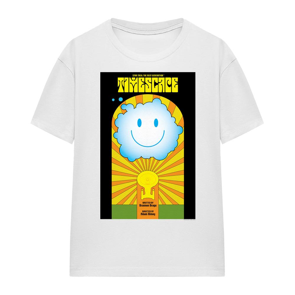 White - Front - Star Trek Unisex Adult The Next Generation Season 6 Episode 25 T-Shirt