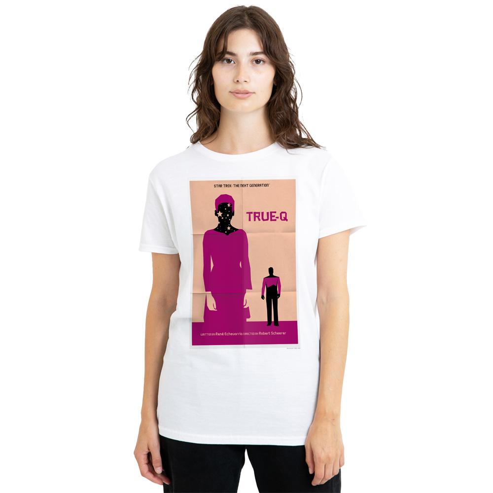White - Side - Star Trek Unisex Adult The Next Generation Season 6 Episode 6 T-Shirt