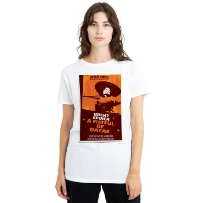 White - Side - Star Trek Unisex Adult The Next Generation Season 6 Episode 8 T-Shirt