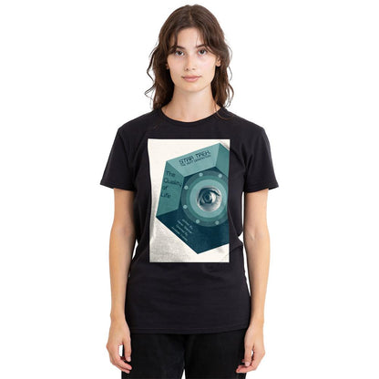 Black - Side - Star Trek Unisex Adult The Next Generation Season 6 Episode 9 T-Shirt