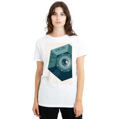 White - Side - Star Trek Unisex Adult The Next Generation Season 6 Episode 9 T-Shirt