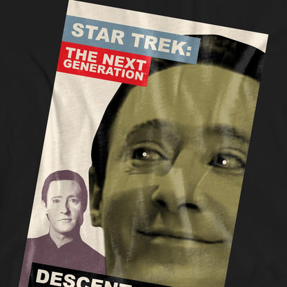 Black - Pack Shot - Star Trek Unisex Adult The Next Generation Season 7 Episode 1 T-Shirt