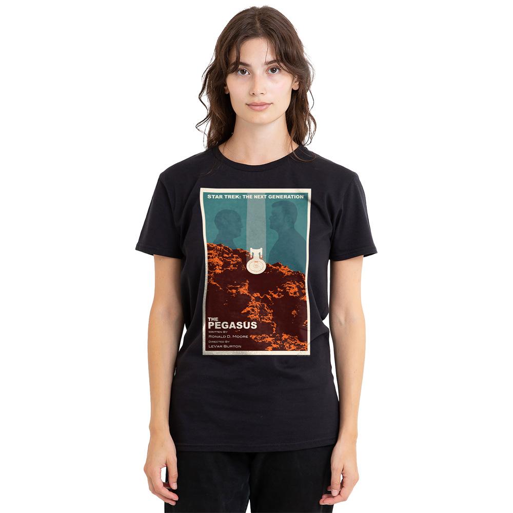 Black - Side - Star Trek Unisex Adult The Next Generation Season 7 Episode 12 T-Shirt