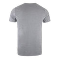 Sports Grey - Back - Captain America Mens Shattered Logo Marl T-Shirt