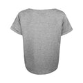 Sports Grey - Back - Captain Marvel Womens-Ladies Logo Marl T-Shirt