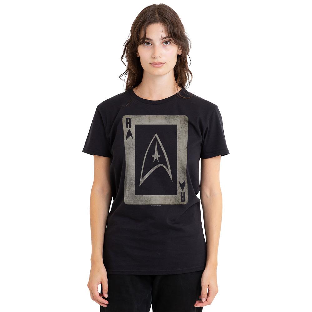 Black - Side - Star Trek Unisex Adult The Original Series Ace T-Shirt