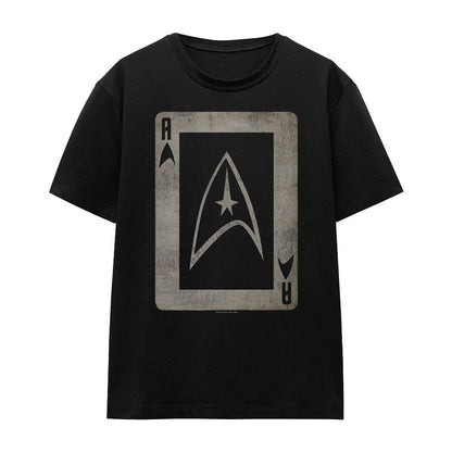 Black - Front - Star Trek Unisex Adult The Original Series Ace T-Shirt