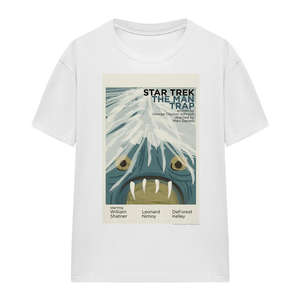 White - Front - Star Trek Unisex Adult The Original Series Episode 1 T-Shirt