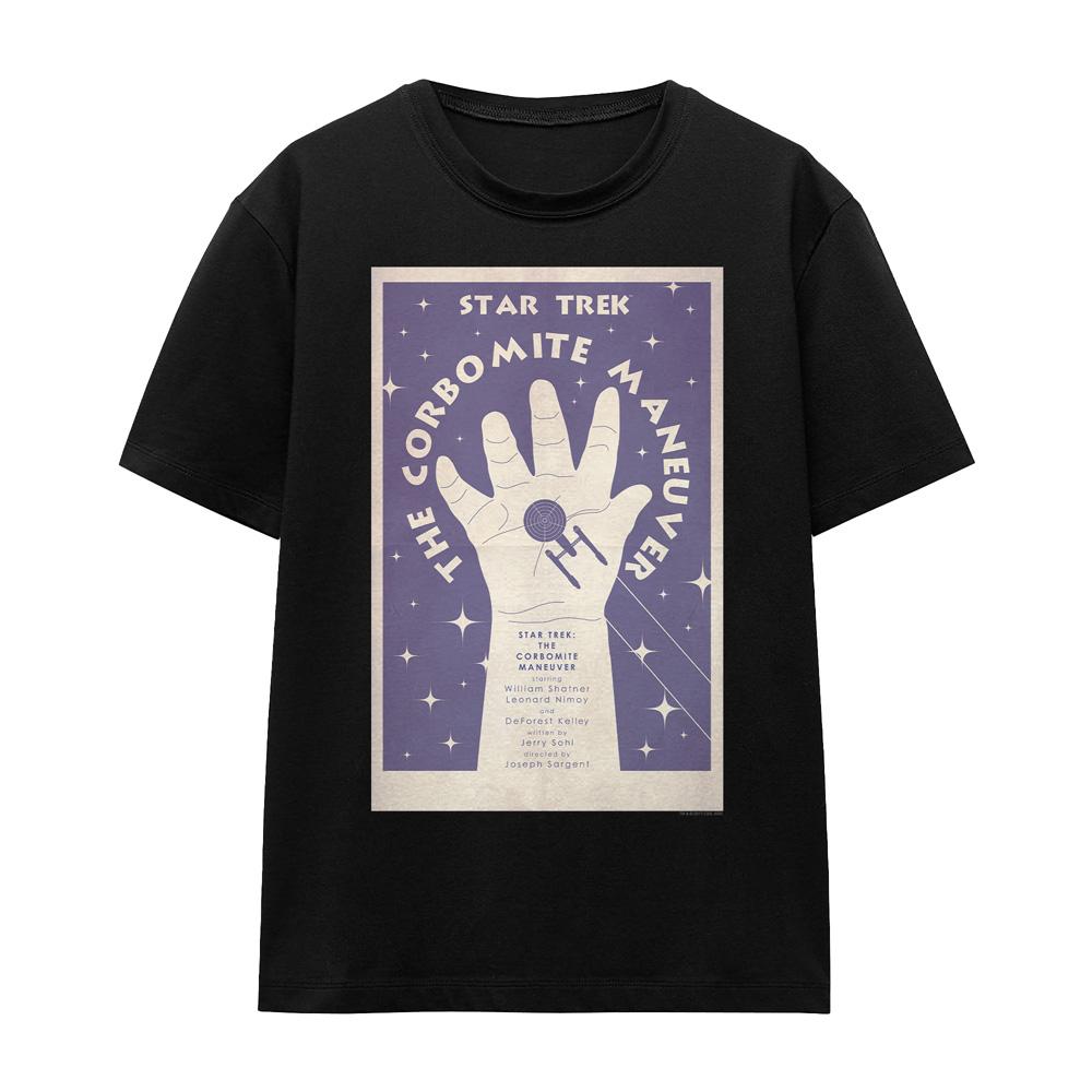 Black - Front - Star Trek Unisex Adult The Original Series Episode 10 T-Shirt