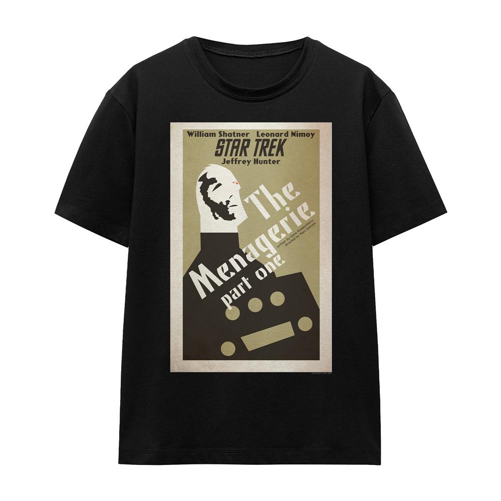 Black - Front - Star Trek Unisex Adult The Original Series Episode 11 T-Shirt