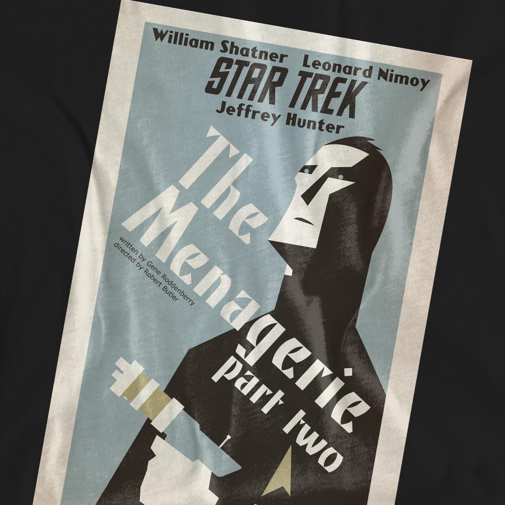 Black - Pack Shot - Star Trek Unisex Adult The Original Series Episode 12 T-Shirt