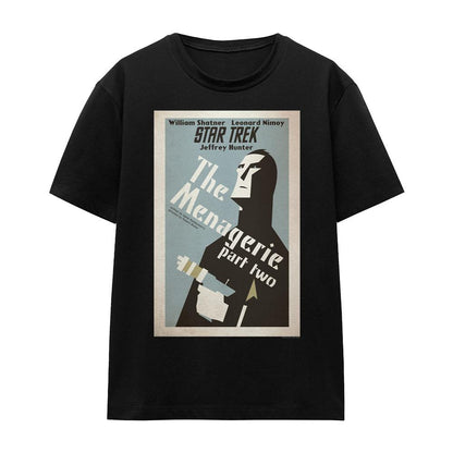 Black - Front - Star Trek Unisex Adult The Original Series Episode 12 T-Shirt