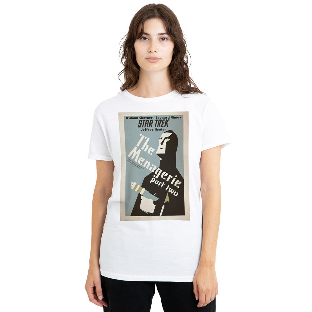 White - Side - Star Trek Unisex Adult The Original Series Episode 12 T-Shirt