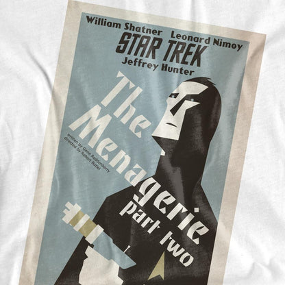 White - Pack Shot - Star Trek Unisex Adult The Original Series Episode 12 T-Shirt