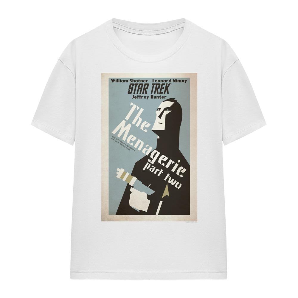 White - Front - Star Trek Unisex Adult The Original Series Episode 12 T-Shirt