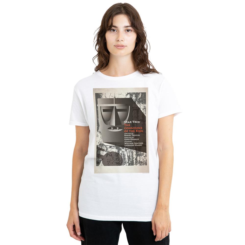 White - Side - Star Trek Unisex Adult The Original Series Episode 13 T-Shirt
