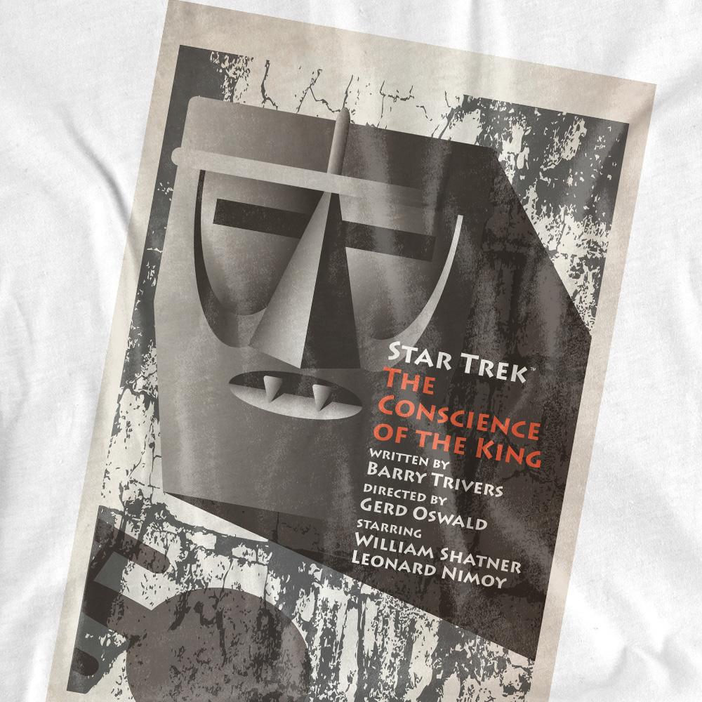 White - Pack Shot - Star Trek Unisex Adult The Original Series Episode 13 T-Shirt