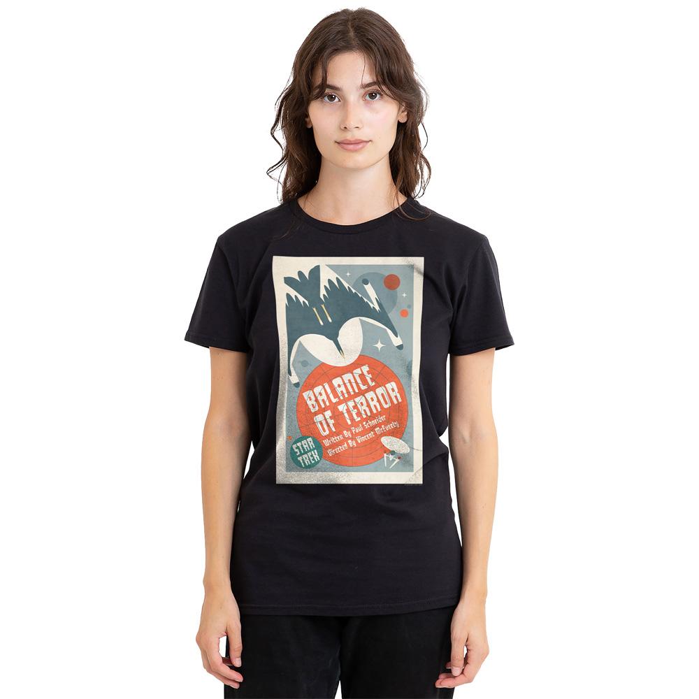 Black - Side - Star Trek Unisex Adult The Original Series Episode 14 T-Shirt